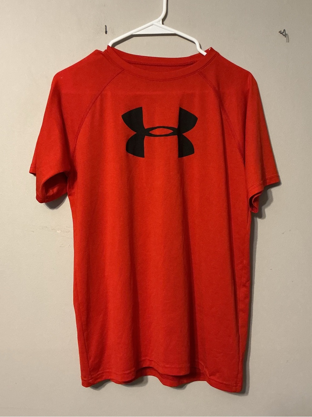 Under Armour Red Active Wear Shirt-Boys